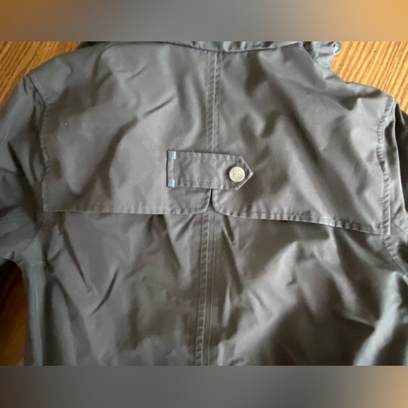 Helly Hanson double-breasted rain coat in dark gray in small - Picture 6 of 6